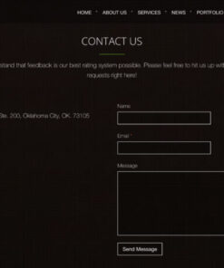 website contact form