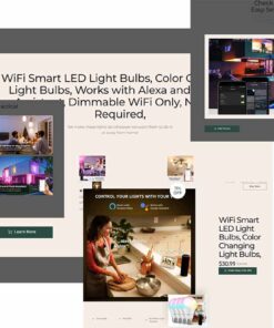wifi led bulbs website home page, #jcurtismedia
