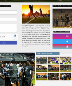 Alternative view of Athlete Page Hosting & Updates (Monthly)