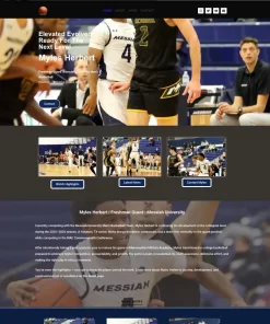 Athlete Recruiting Profile Page